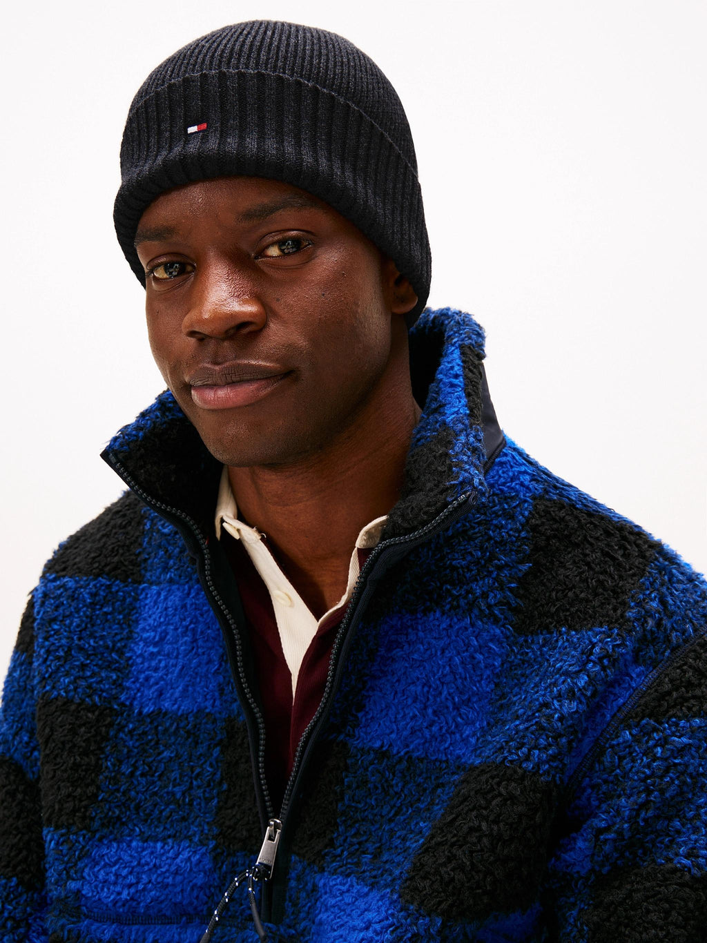 TH FLAG PIMA COTTON BEANIE AM0AM12796/PA7 TOMMY JEANS