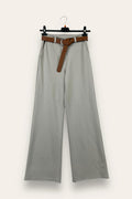 Palazzo trousers in Milanese stitch