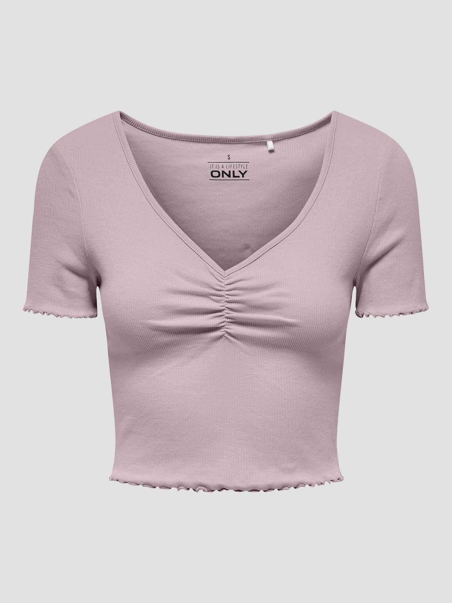 ONLBETTY S/S V-NECK TOP CC JRS 