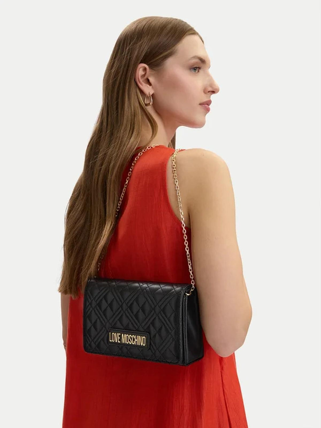 BORSA QUILTED PU AVORIO 