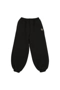 JOGGERS IN FELPA EMBOSSED CON PLACCA EF NERO EFPA199 0 TV683/N000 ELISABETTA FRANCHI La Mia Bambina