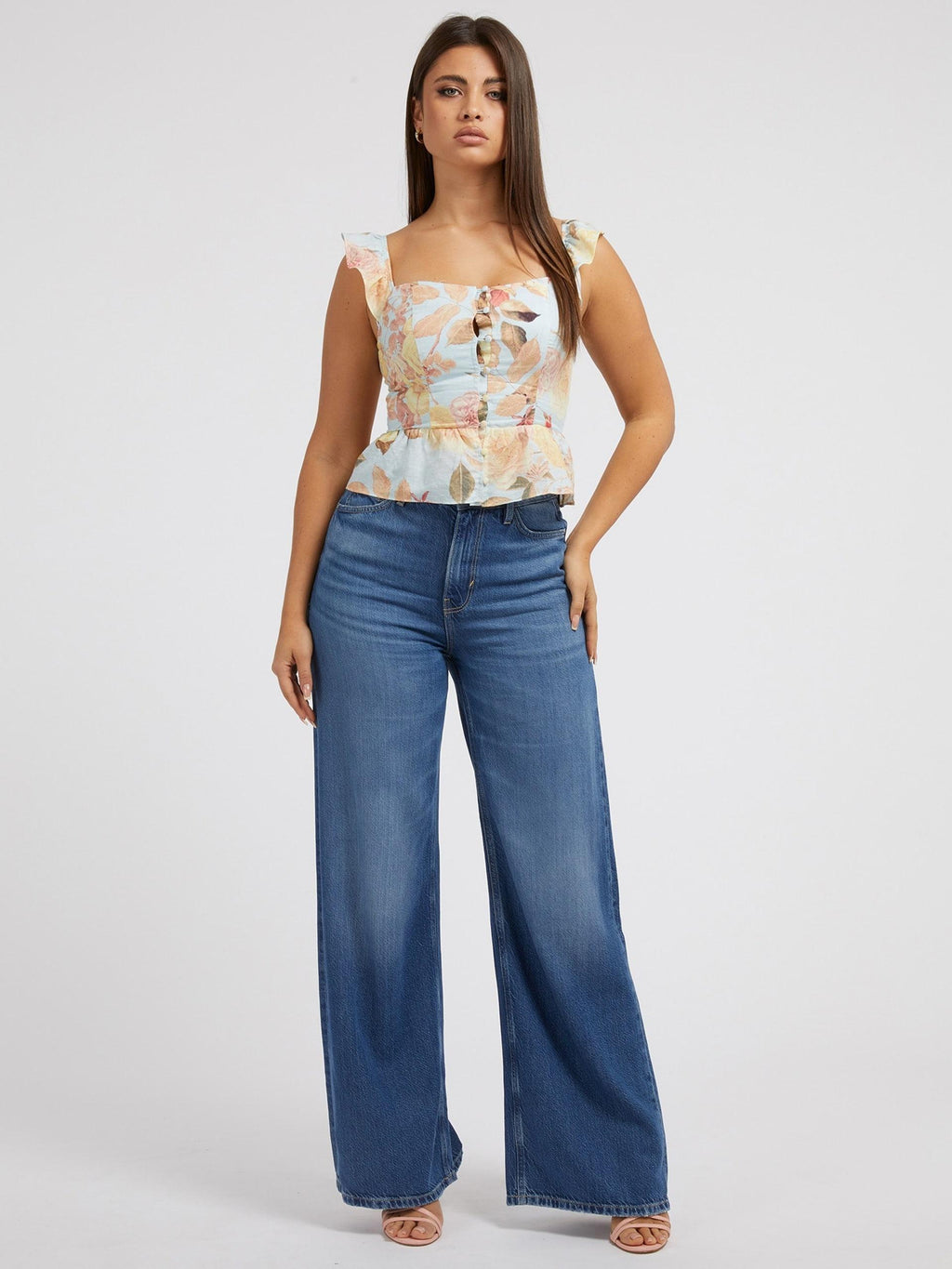 SL CARINE PEPLUM TOP 