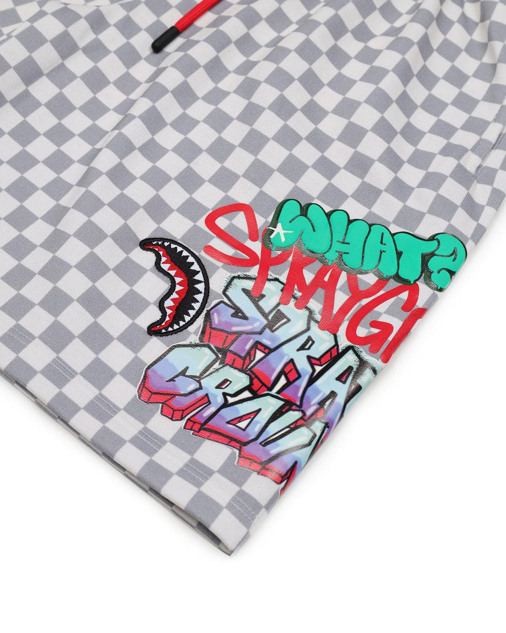 SPRAYGROUND WRITERS CHECKERED SHORTS 