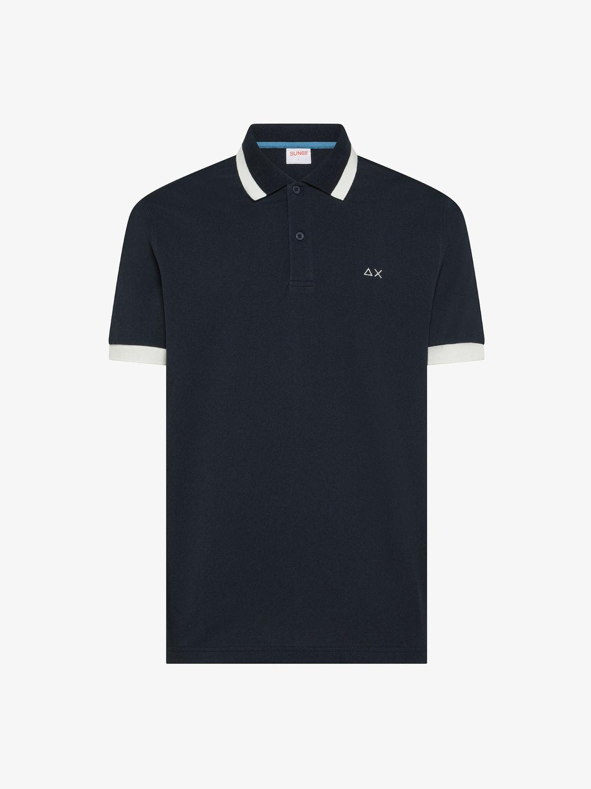 POLO BIG STRIPE ON COLLAR S/S 