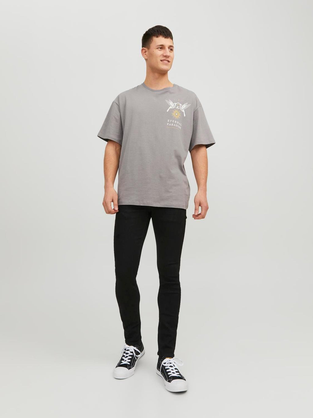 12237365/Black Denim JACK AND JONES