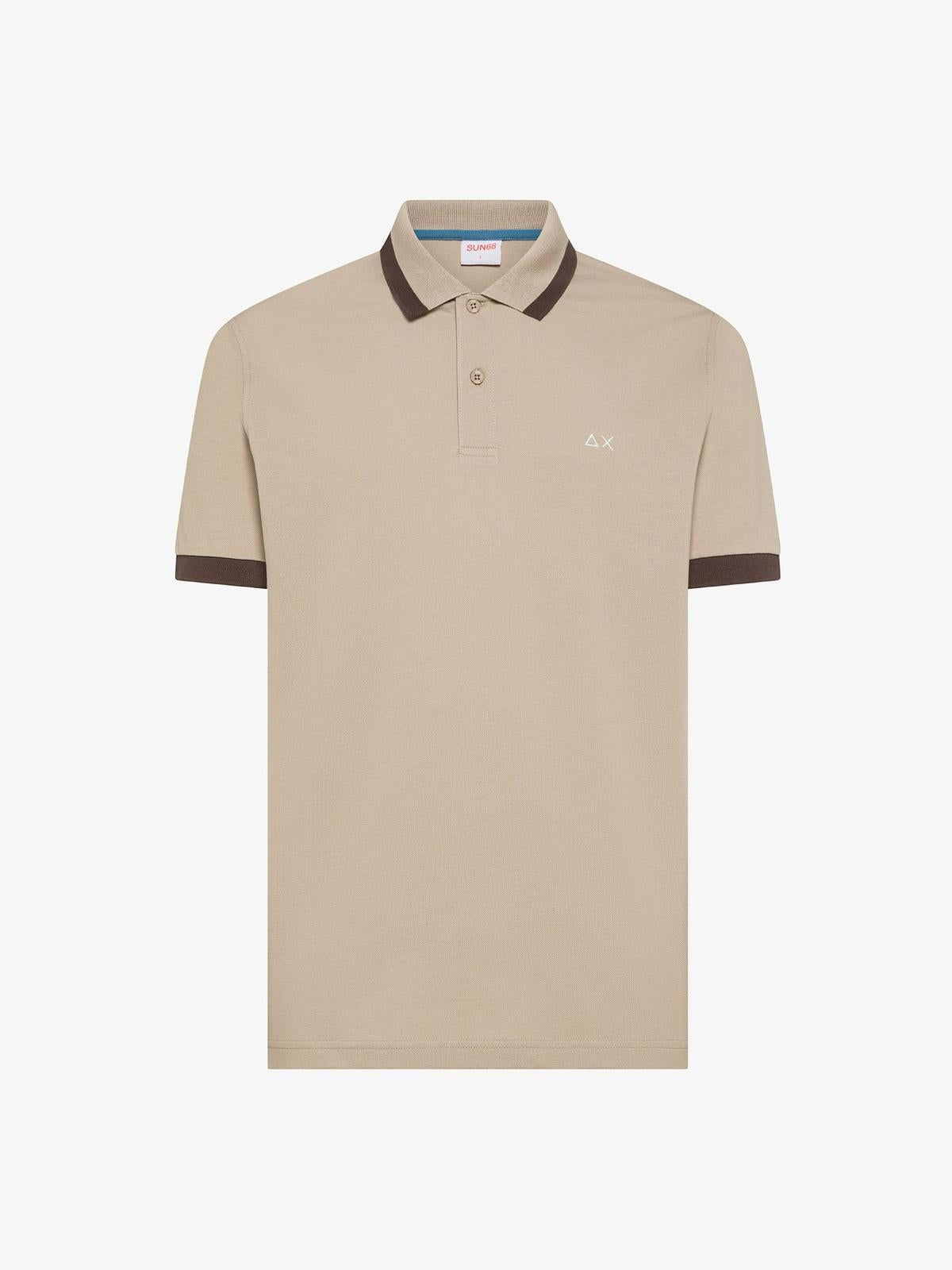 POLO BIG STRIPE ON COLLAR S/S 