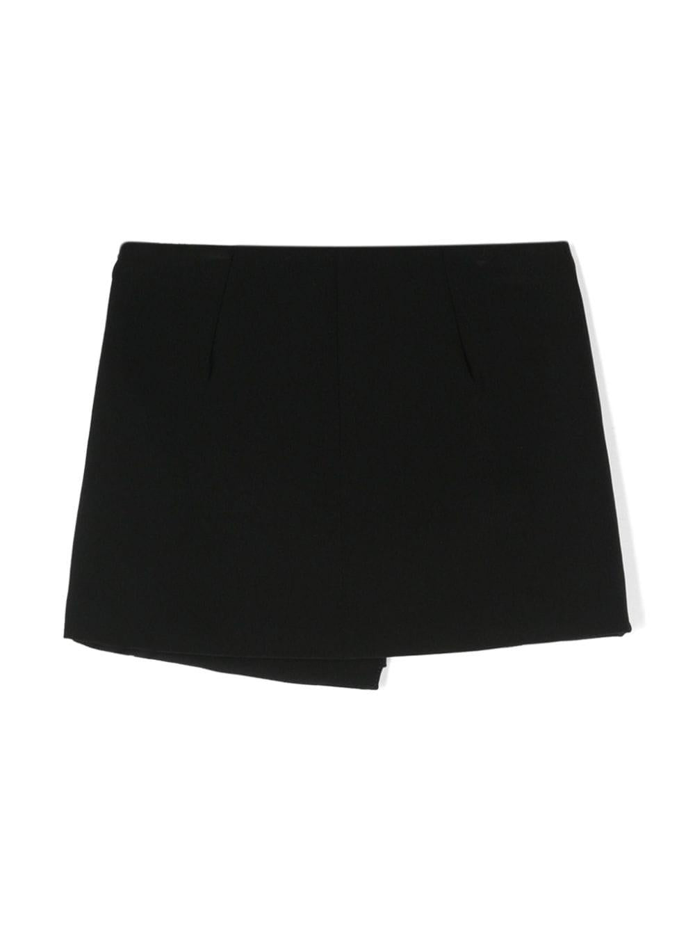 MINI GONNA PORTAFOGLIO CON FIOCCHI E RIVETTI NERO EFGO151 0 TV665/N000 ELISABETTA FRANCHI La Mia Bambina
