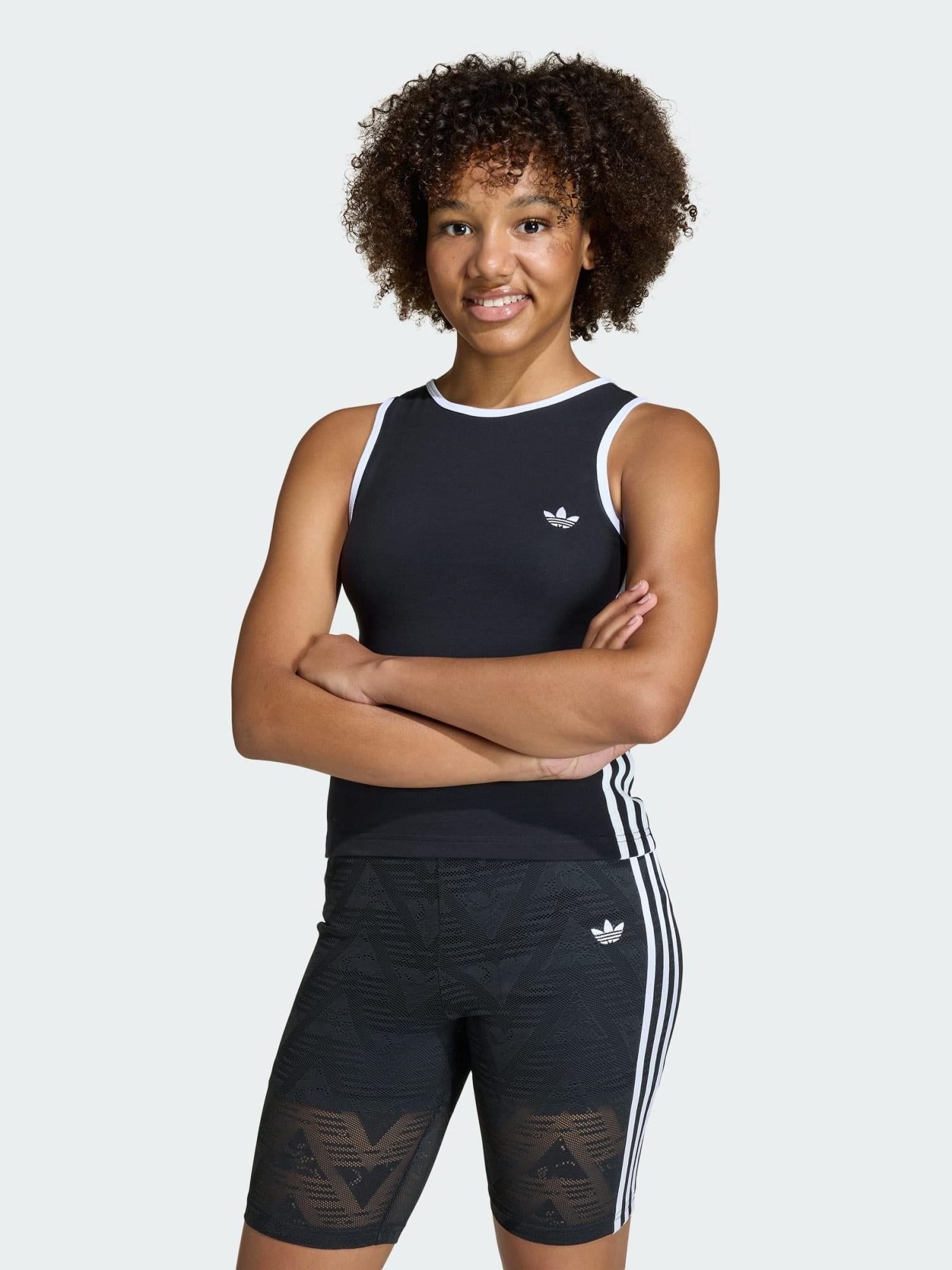 3S SL TANK TOP      BLACK/WHITE 