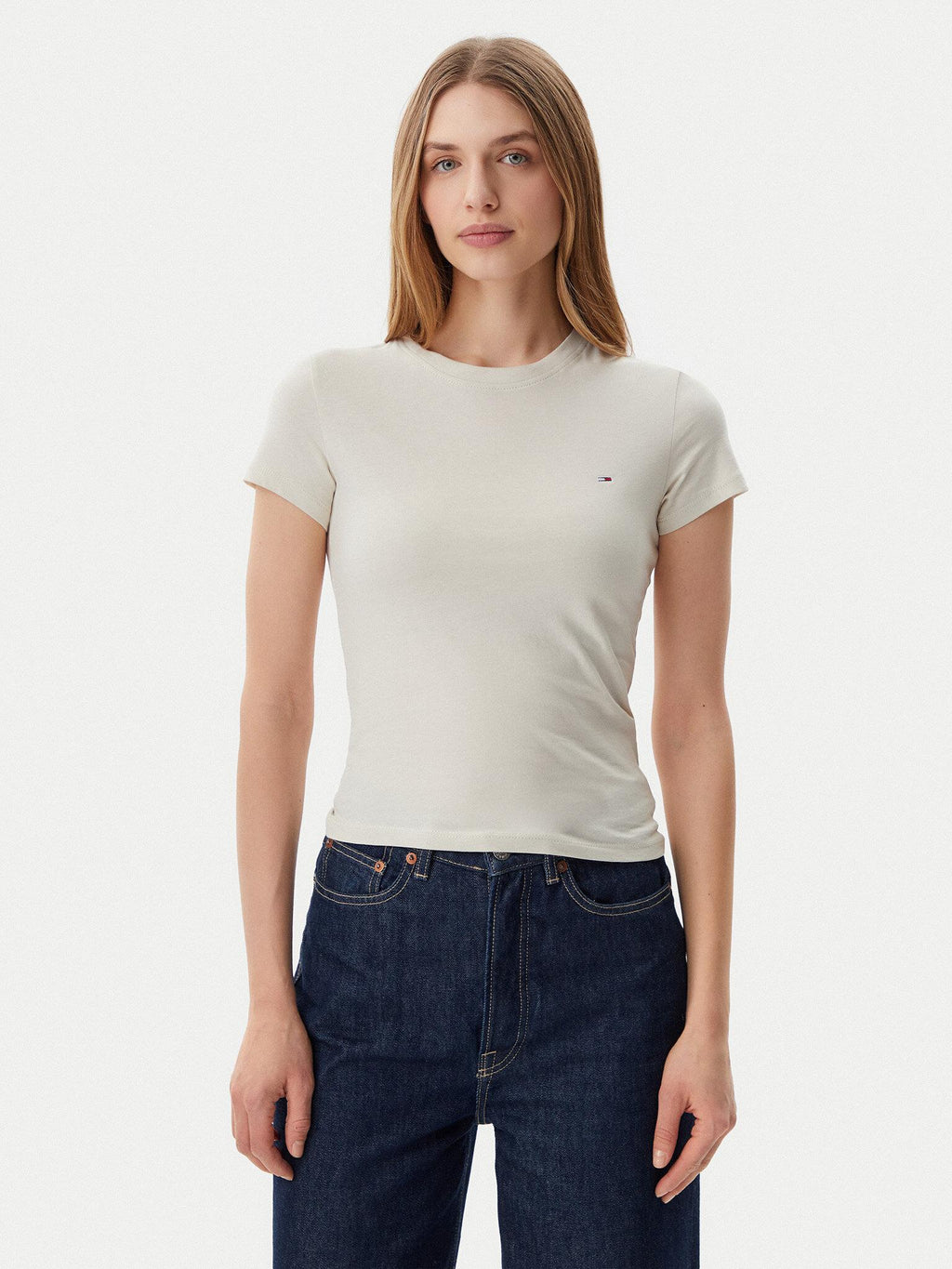 TJW SLIM C-NECK TEE DW0DW20459/ACG TOMMY JEANS