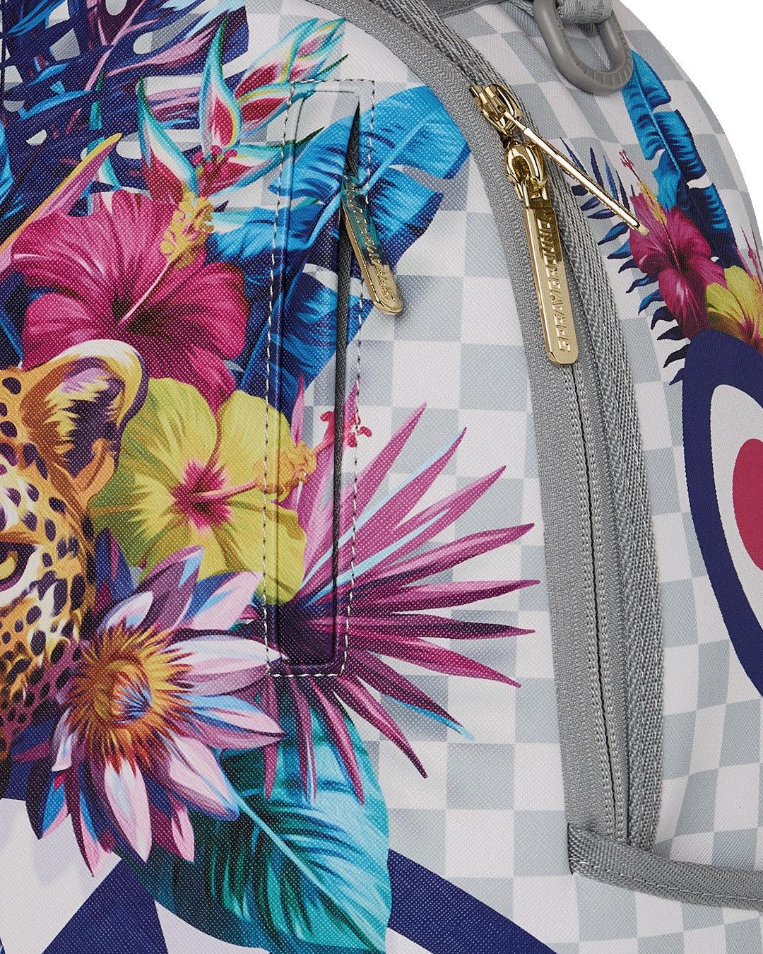 FLOWERING JUNGLE SHARK BACKPACK 