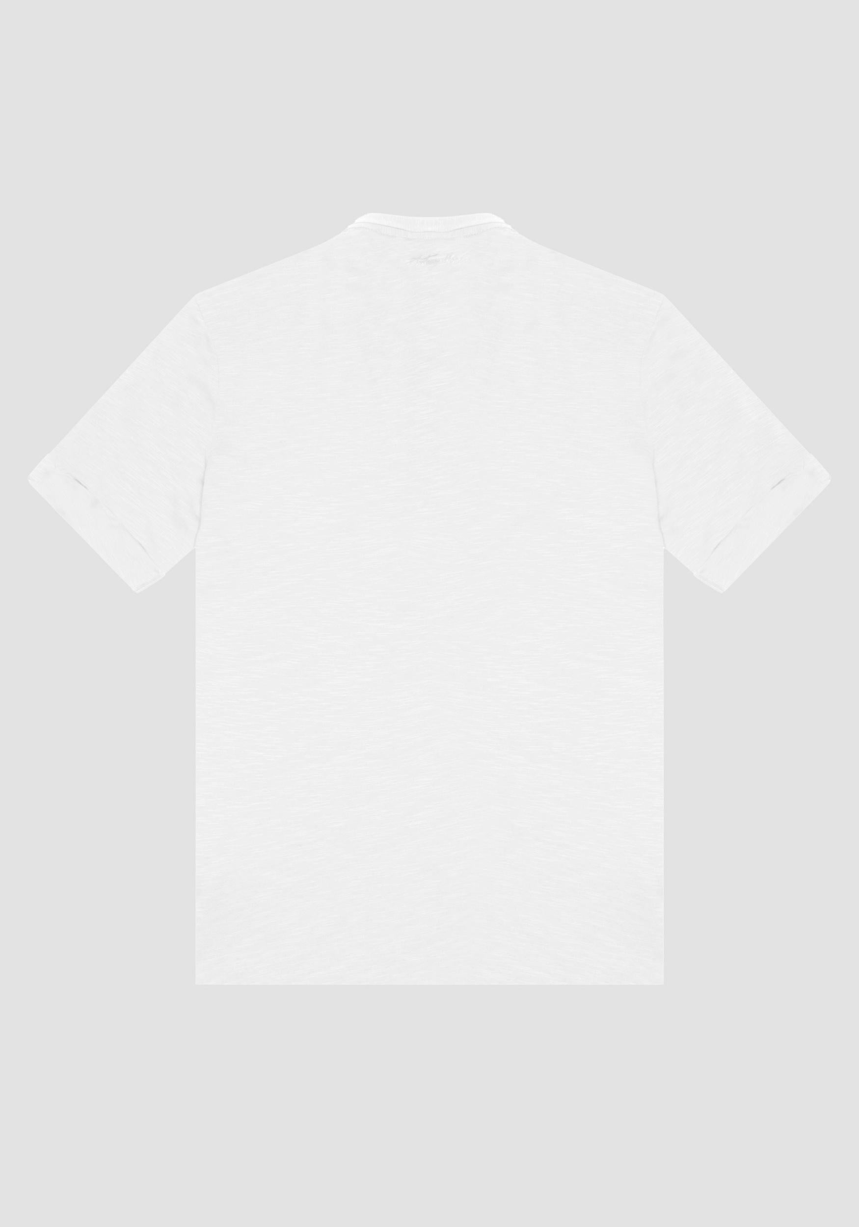 T-SHIRT REGULAR FIT IN COTONE 