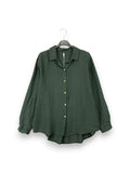 LOVEme Camicia over in tencel misto lino