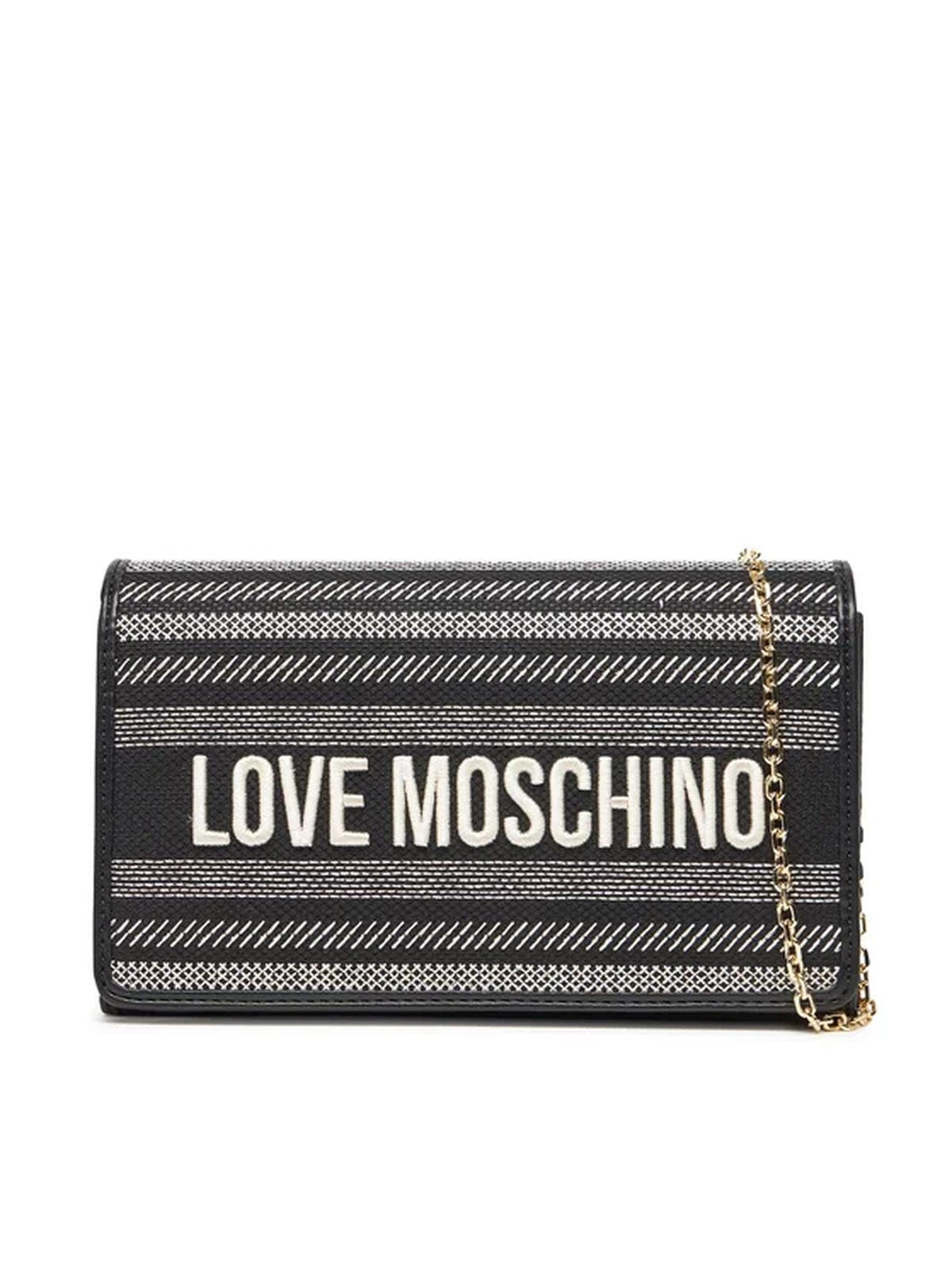 BORSA CANVAS NERO+PU NERO 