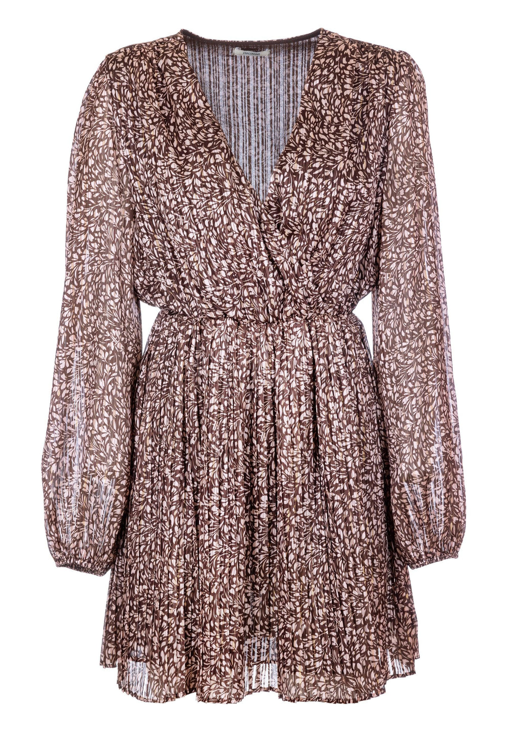 SHORT DRESS PRINT BROWNPOWDER 