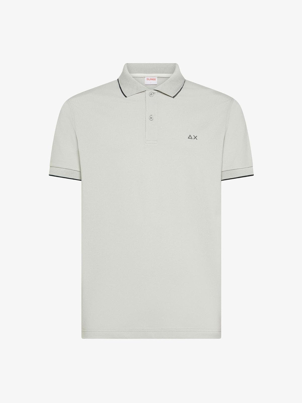 POLO SMALL STRIPE ON COLLAR S/S 