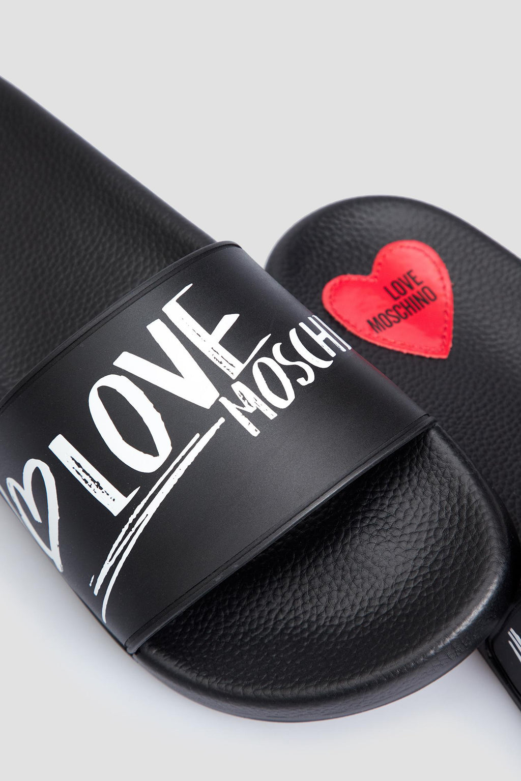 SABOTD.POOL25 PVC BIANCO/NERO JA28142G1II21/000 LOVE MOSCHINO