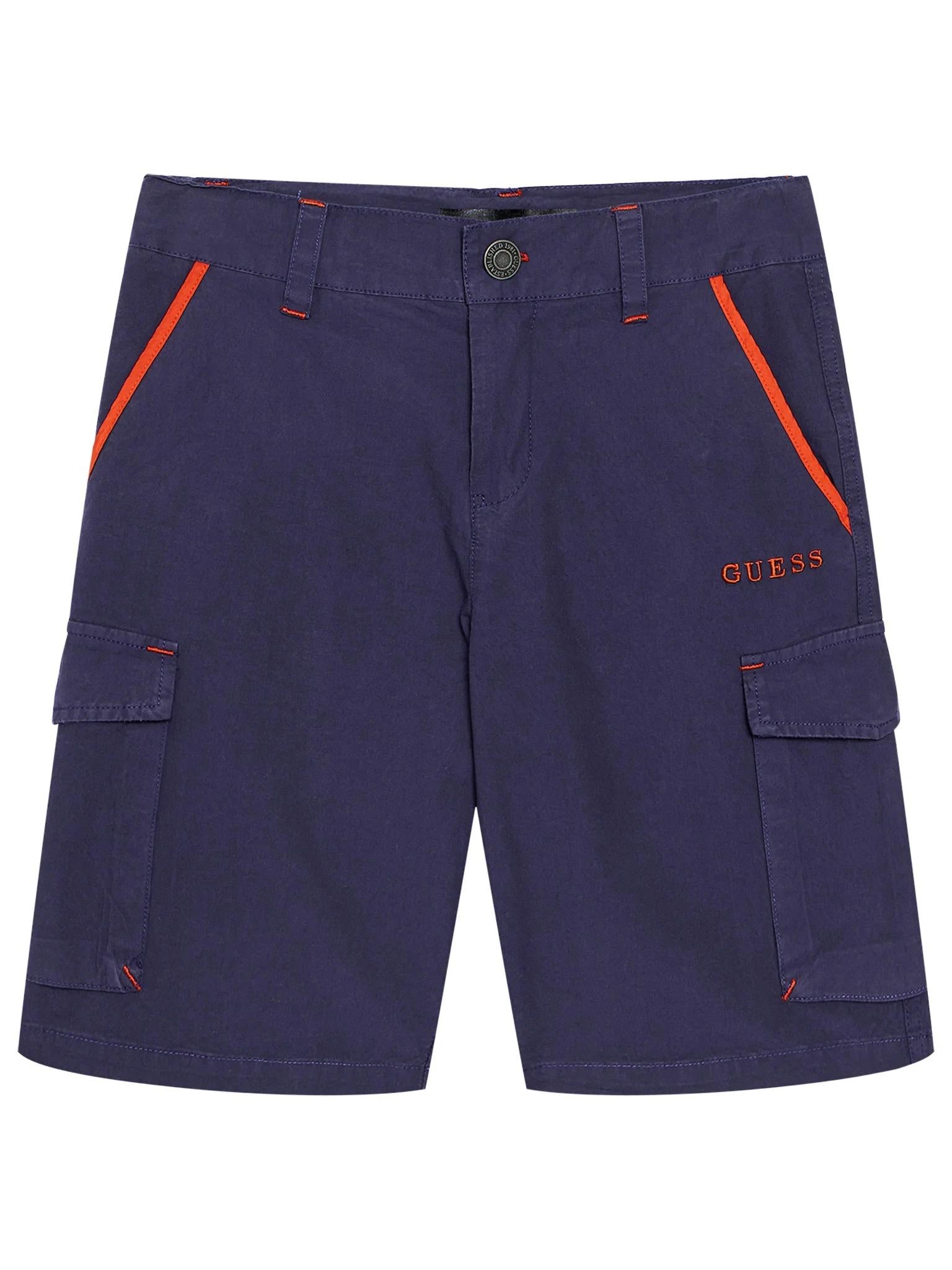 POPLIN CARGO SHORTS 