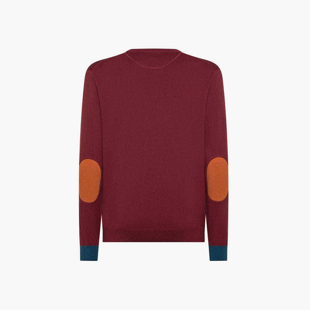 SWEATER ELBOW CONTRAST L/S 