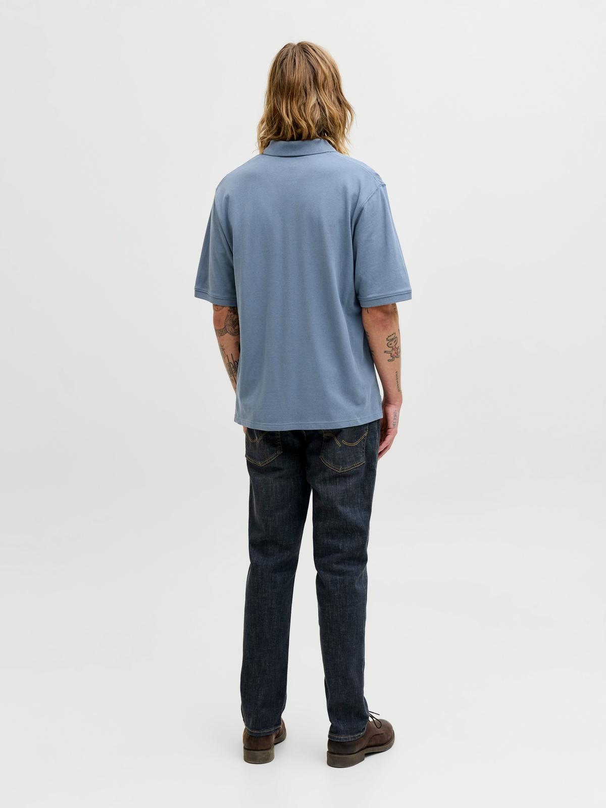 JJEARCHIVE GRAPHIC POLO SS LN 