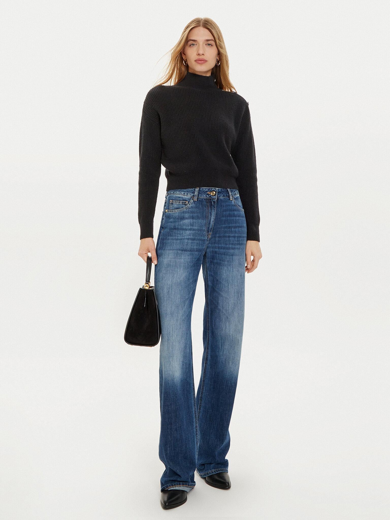 ZYLEE LS MOCK NECK SWTR W4BR39Z2WX0/JBLK GUESS