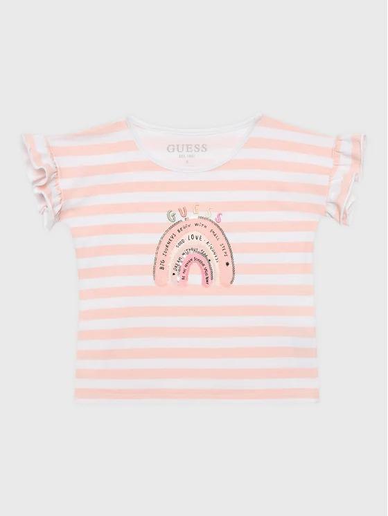 SET SS T-SHIRT+DENIM SKIRT K3GG01K6YW0/P01G GUESS