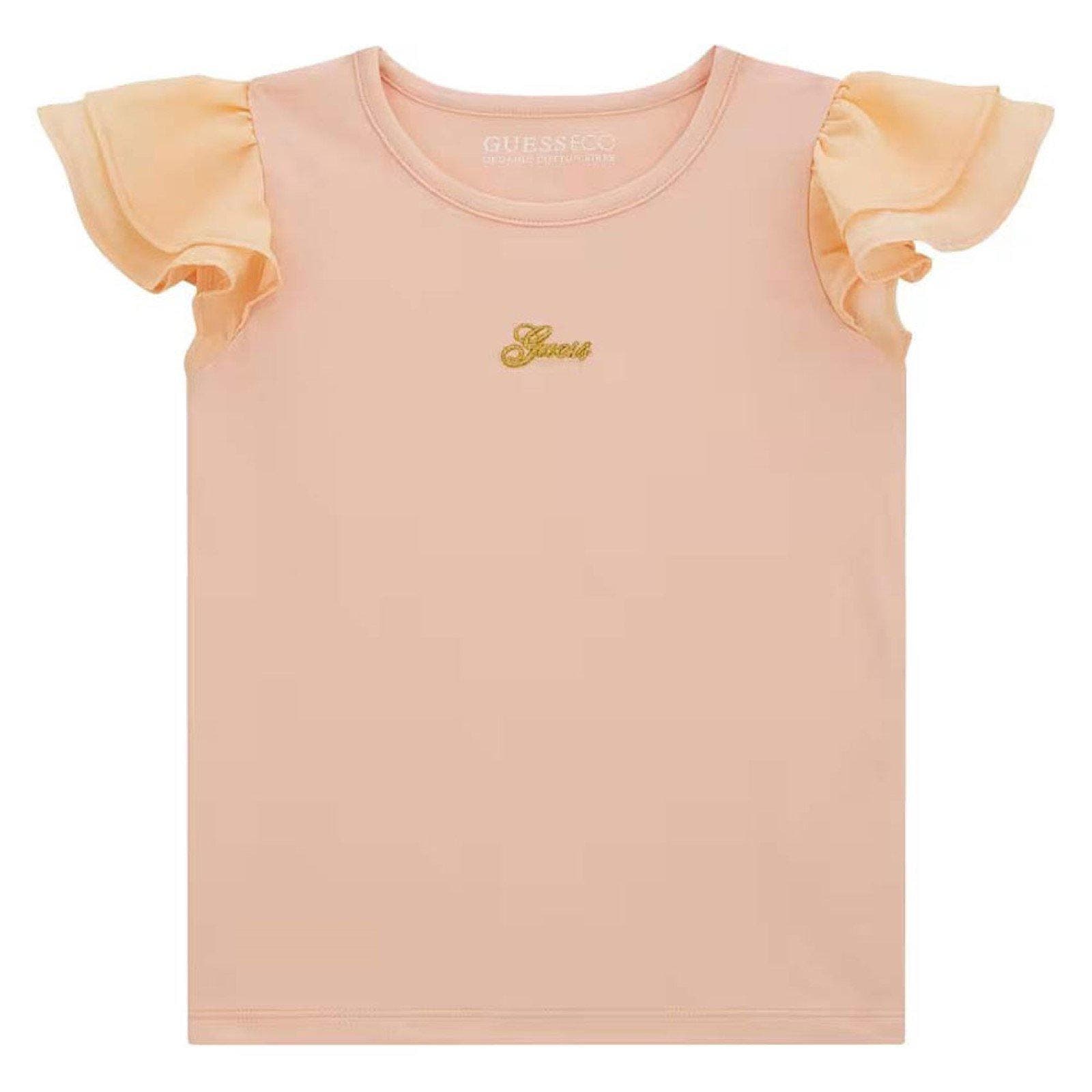 SS T-SHIRT W/CHIFFON 
