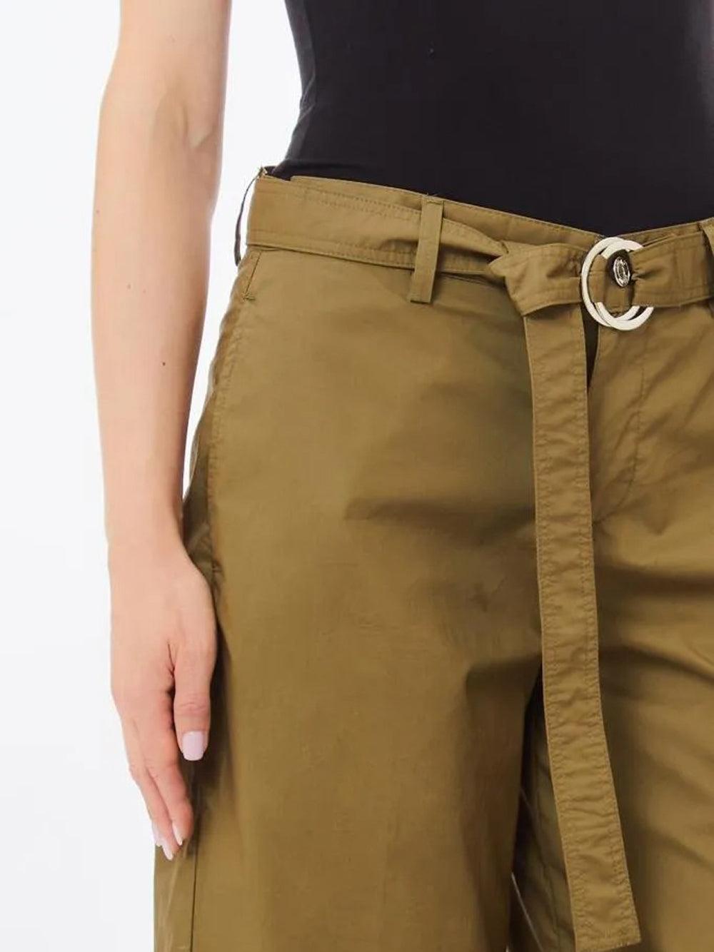 PANT.CROPPED BELT REG.W. 