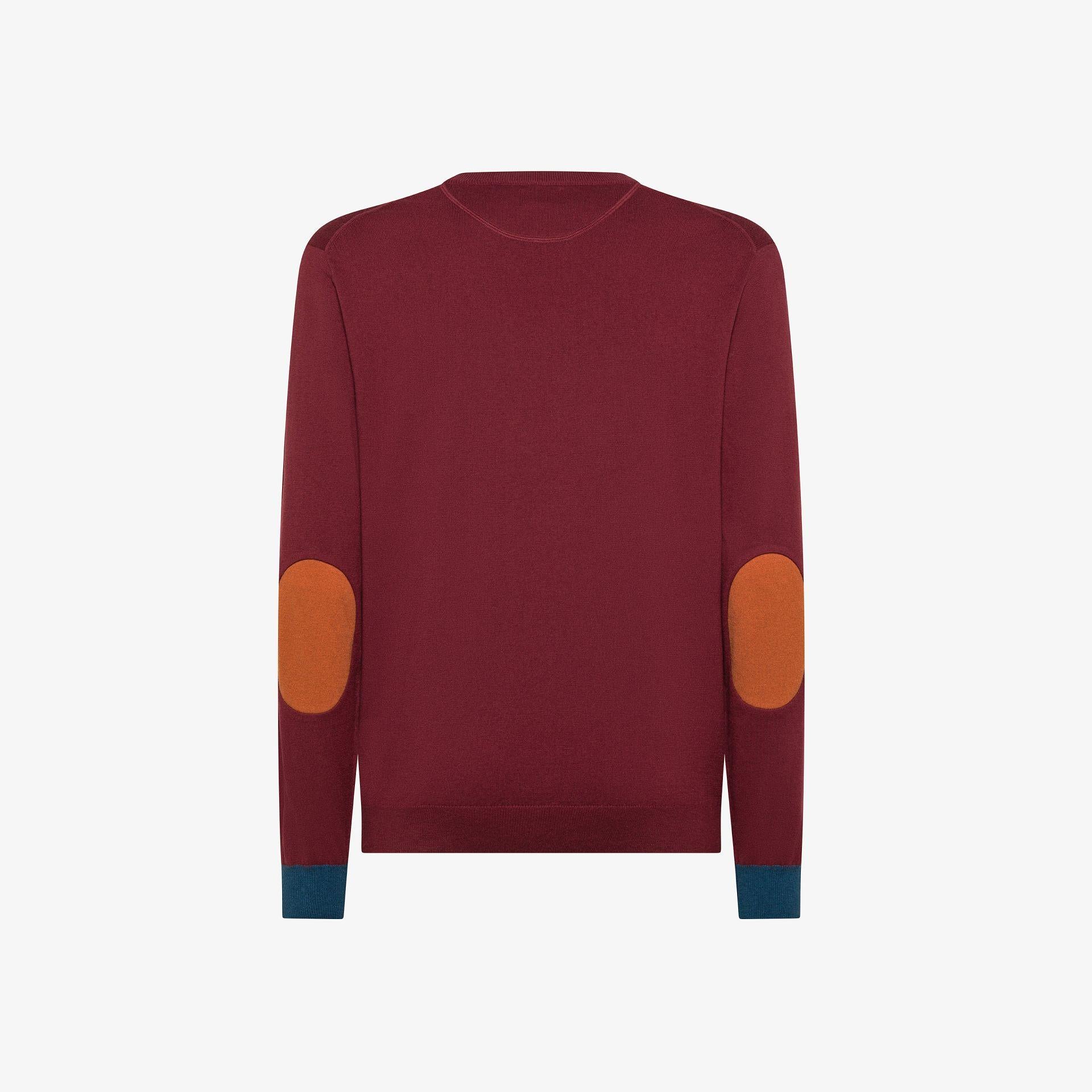 SWEATER ELBOW CONTRAST L/S 