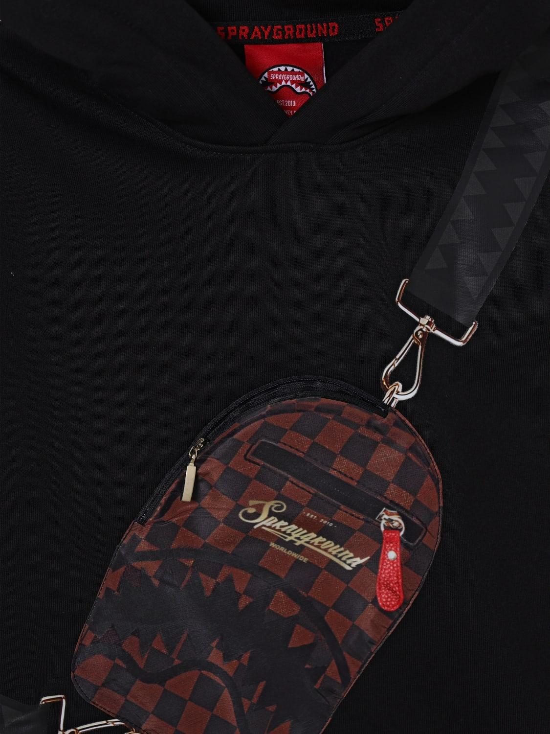 TAKEOVER THE THRONE BACKPACK SLING HOODIE SPY1360G/BLK SPRAYGROUND