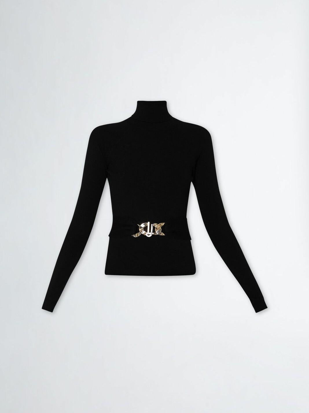 ECS MAGLIA CHIUSA M/L CUT-OUT CF3050MS99E/22222 LIU JO