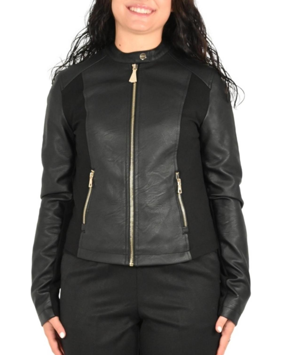 GIUBBINO BIKER MW9640037/NERO MARKUP