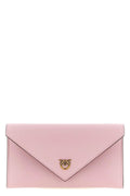 PINKO FLAT PURSE MINI VITELLO SETA