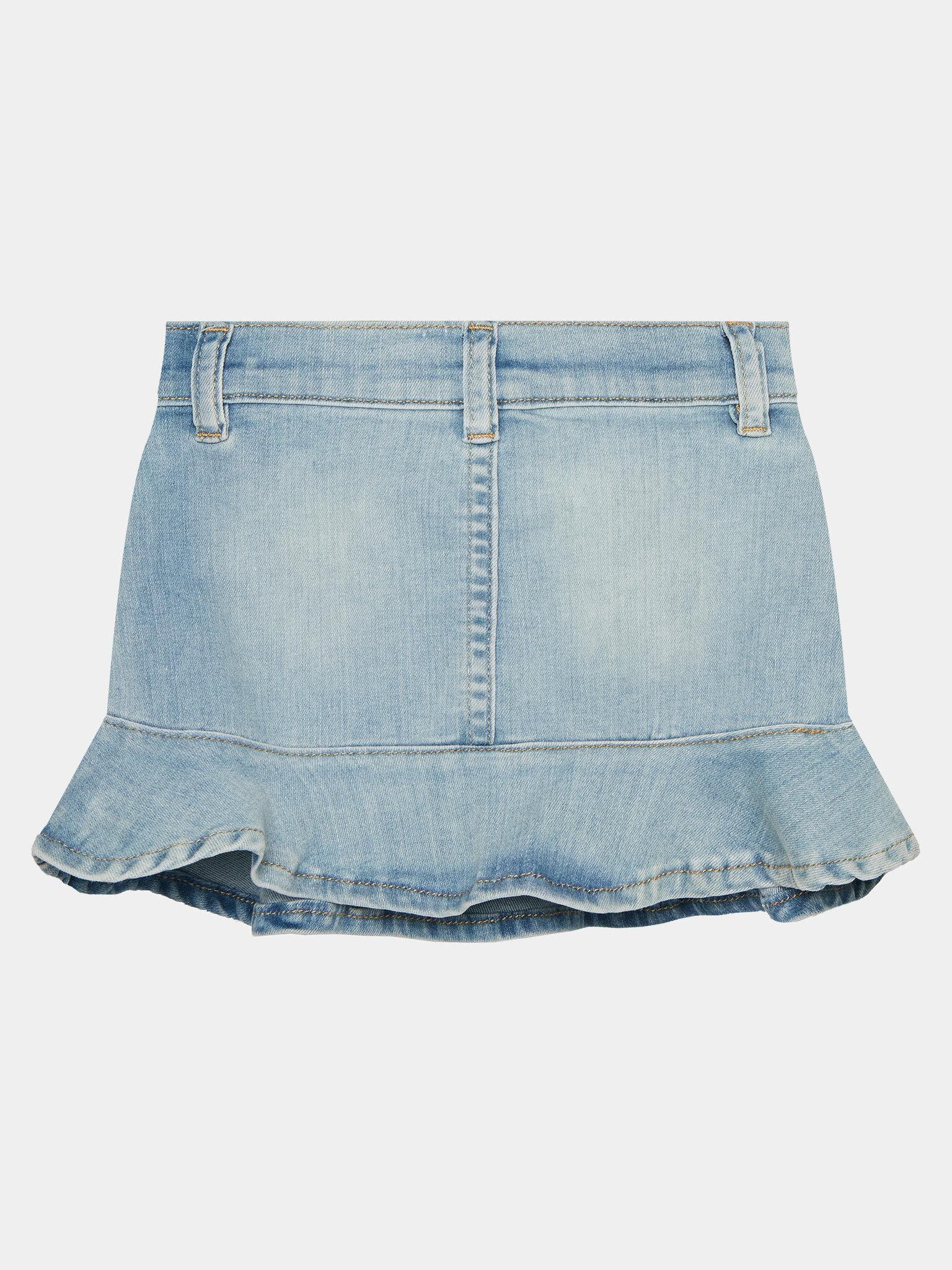 STRETCH DENIM SKIRT 