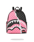 PINK AND BLACK TEAR SIP SAVAGE BACKPACK 910B8276NSZ/PINK SPRAYGROUND