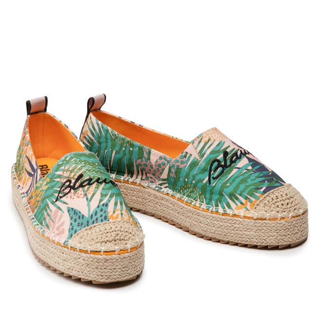 SPRING01 S2SPRING01/FAN/FLOWERS BLAUER