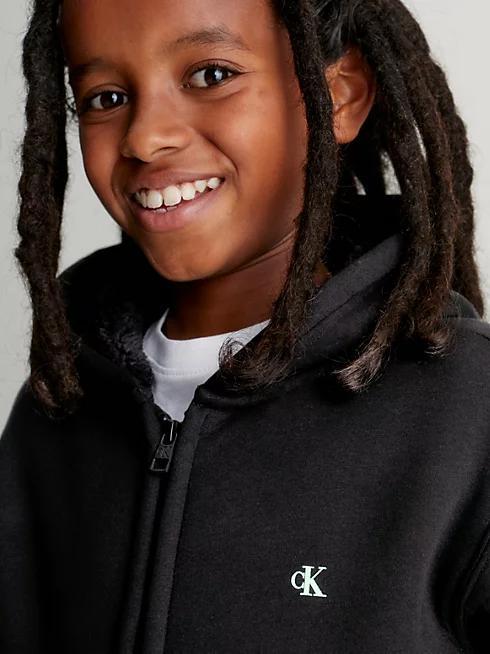 GLOW IN A DARK TEDDY ZIP-THROU IB0IB01990/BEH CALVIN KLEIN JEANS