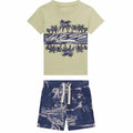 SET SS T-SHIRT+ACTIVE SHORTS 