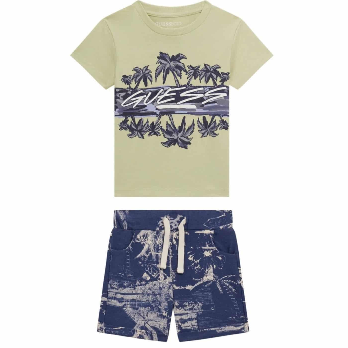 SET SS T-SHIRT+ACTIVE SHORTS 
