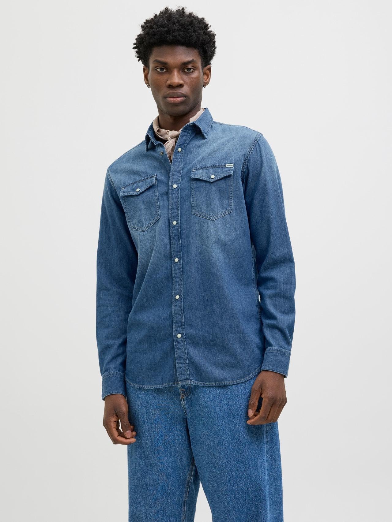 12138115/Medium Blue Denim JACK AND JONES