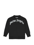 PALM ANGELS CURVED LOGO REG. CREWNECK BOY
