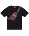 TAKEOVER THE THRONE BACKPACK SLING BLACK T-SHIRT SPY1361/BLACK SPRAYGROUND