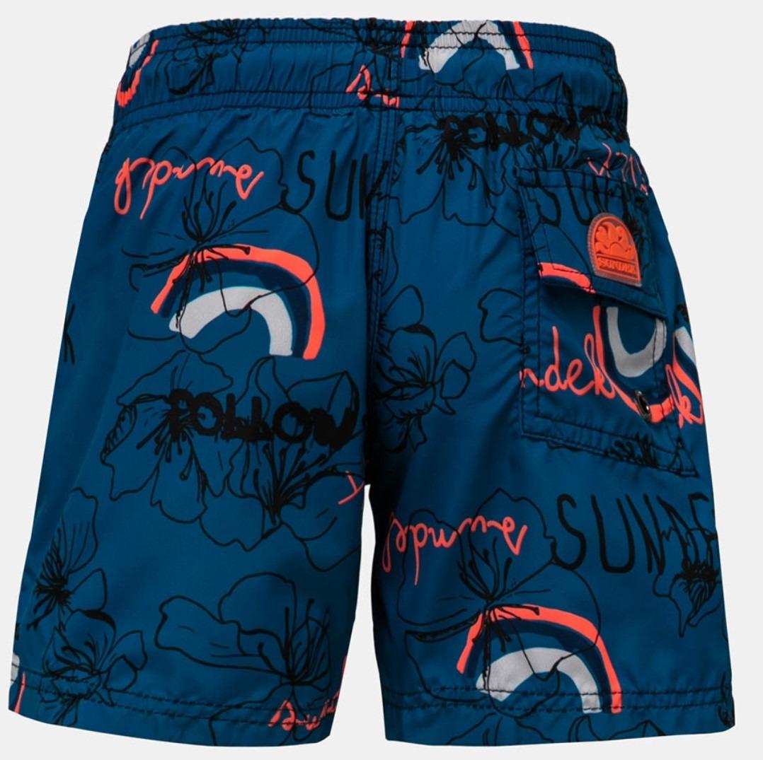 PRINTED SWIM TRUNKS 