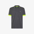 SUN68 POLO SMALL STRIPE FLUO S/S