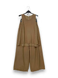 LOVEme Completo canotta over più lunga dietro con pantalone a palazzo