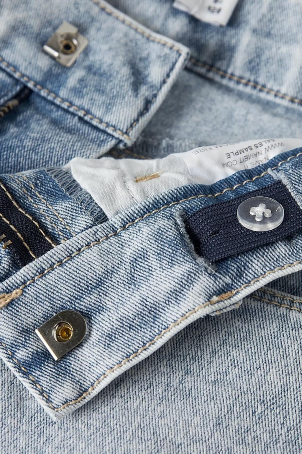 13197313/Light Blue Bleached Denim NAME.IT