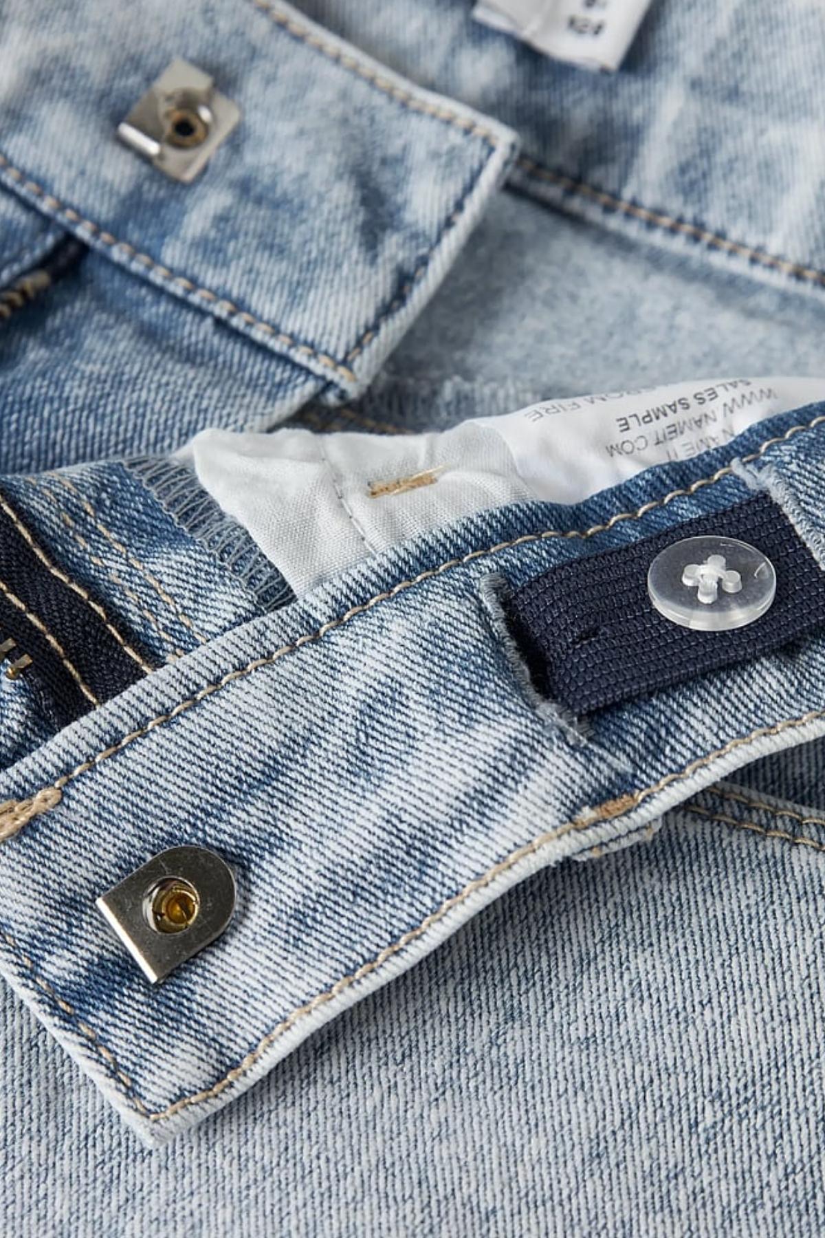 13197313/Light Blue Bleached Denim NAME.IT