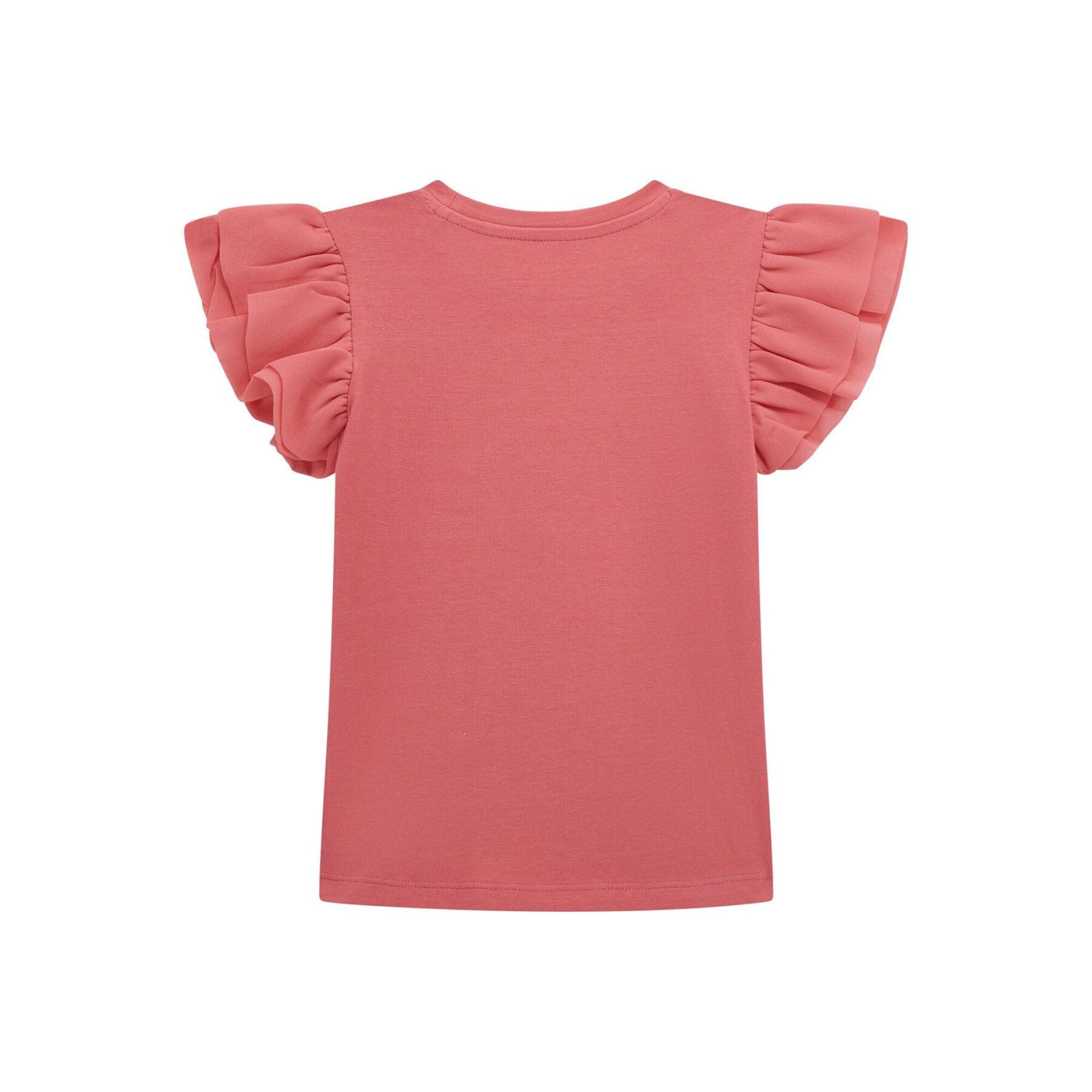 SS T-SHIRT W/CHIFFON 