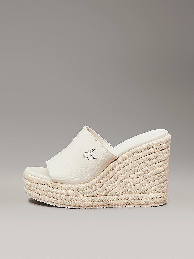 WEDGE ROPE SLIDE MG YW0YW01699/AEO CALVIN KLEIN JEANS