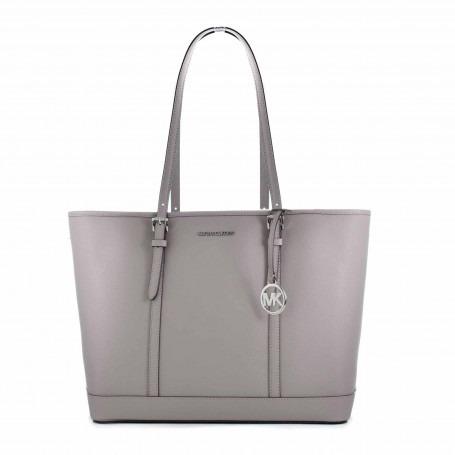 LG TZ SHLDR TOTE 35T0STVL9L/PEARL GREY MICHAEL KORS