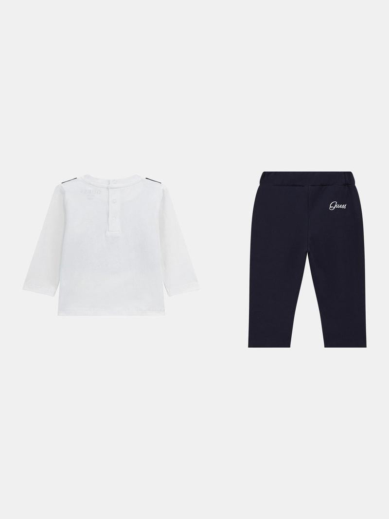 SET LS T-SHIRT+PANTS_CEREMONY I4RG13K5M20/G011 GUESS